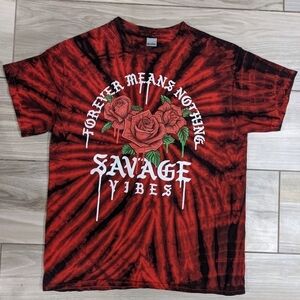 Red Tie Dye TShirt